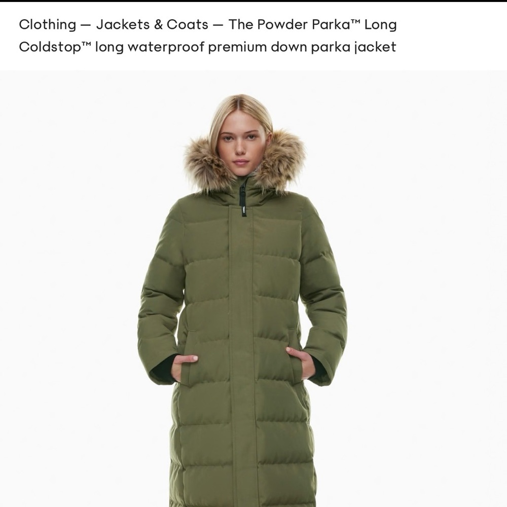 BNWT only tried on
Army Green Size Medium very warm